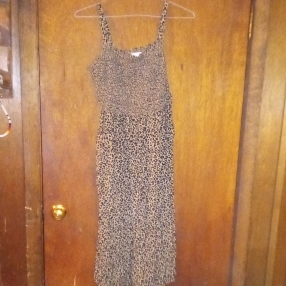 Old Navy Animal Print Midi Dress